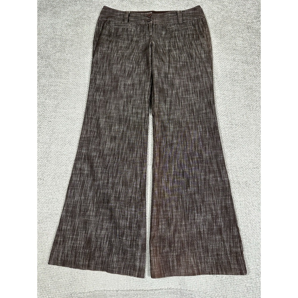 Y2K Charlotte Russe Pants Womens‎ 9 Brown Office Siren Low Rise Boot Cut Grunge